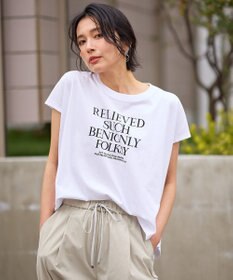 ANY フレンチスリーブロゴTシャツ