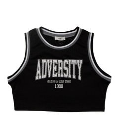 WEGO ロゴプリントメッシュタンク