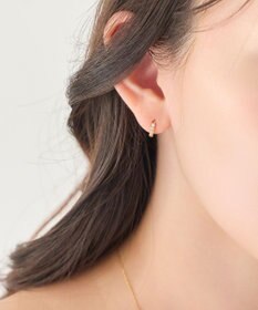 Phoebe 【数量限定】クロスネックレス&ビジューフートピアスセット/BOX&ショッパー付き