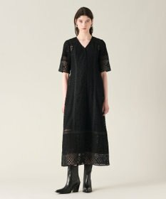 GRACE CONTINENTAL コンビレースVネックワンピース