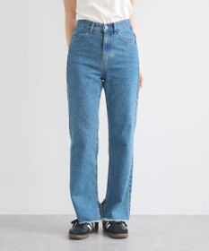 earth music&ecology カットオフフレアデニムパンツ