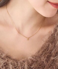 Phoebe 【数量限定】クロスネックレス&ビジューフートピアスセット/BOX&ショッパー付き