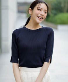 ANY SIS L コクーンスリーブ ニット