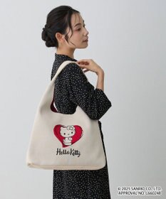 ROOTOTE 8489【A4サイズ収納】IP.ラウンド.ニット.ハローキティ-A