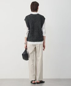 ICB ツイーディーニット ジップアップジレ