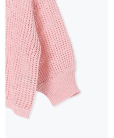 Te chichi スパンコールメッシュハーフスリーブニット《2025Autumn catalog item》