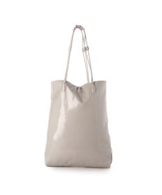 UNBILLION カシュカシュ cachecache / エナメル調結びハンドルA4サイズトート