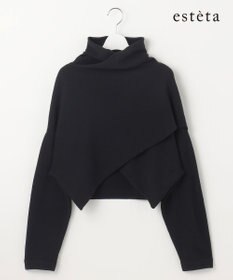 23区 【エステータ】クロスデザイン ニット