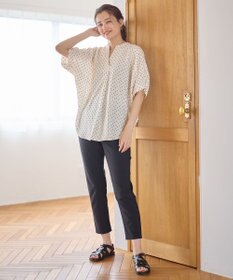 ANY L タックスリーブブラウス