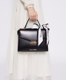 Maison de FLEUR トップハンドルスカーフバッグ