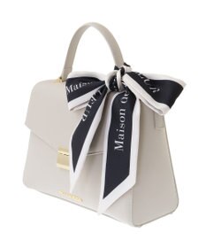 Maison de FLEUR トップハンドルスカーフバッグ