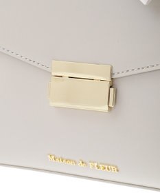 Maison de FLEUR トップハンドルスカーフバッグ