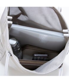 UNBILLION カシュカシュ cachecache / エナメル調結びハンドルA4サイズトート