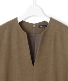 23区 S ウールミルドジャージー ボックスタック ジャンパースカート