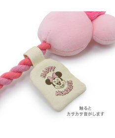PET PARADISE ディズニー ミニーマウス 風船ロープ トイ 《ピンク》 小型犬