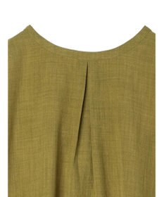 Green Parks 前後２ｗａｙミディ丈タックワンピース