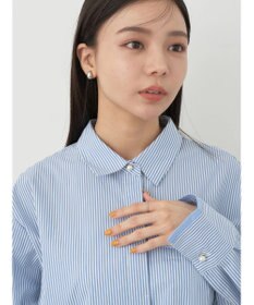 earth music&ecology パールボタンシャツ