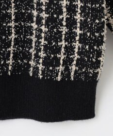 ANY SIS 【洗える】フラッフィーパターン ニット