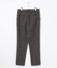 J.PRESS LADIES 【洗える】アルガンシルクチェック テーパード パンツ