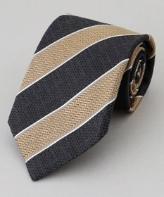 GOTAIRIKU GOTAIRIKU別注【日本製】シルク ネクタイ_レジメンタル