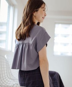 組曲 バックフリル カットソー