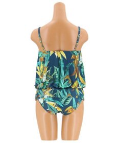 San-ai Resort（三愛水着楽園） 【Coral veil】Lily Garden　ガウチョ 3点セット 9号/11号