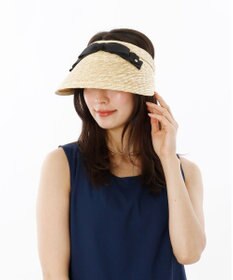 AURORA 【 LANVIN COLLECTION（ランバン コレクション） 】麦クリップバイザー