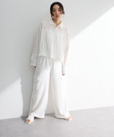 Green Parks ・ＳＵＧＡＲ　ＳＰＯＯＮ　ワッシャーキリカエブラウス