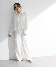 Green Parks ・ＳＵＧＡＲ　ＳＰＯＯＮ　ワッシャーキリカエブラウス