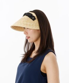 AURORA 【 LANVIN COLLECTION（ランバン コレクション） 】麦クリップバイザー