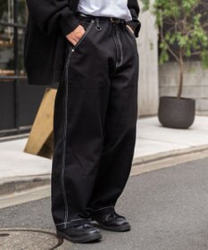 WEGO 【ユニセックス着用アイテム/ウエストゴム】ワーカーズパンツ