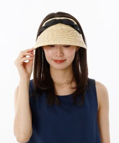 AURORA 【 LANVIN COLLECTION（ランバン コレクション） 】麦クリップバイザー