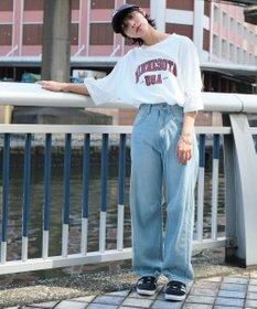 WEGO 【ユニセックス着用ITEM】カレッジロゴプリントT（SS）