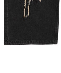 WEGO 【ユニセックス着用ITEM】フリンジデニムパンツ