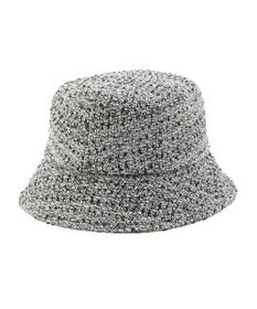 MOONBAT PAUL & JOE ACCESSOIRES 【サイズ調整可】ネコチャーム付ツイードバケットハット UV