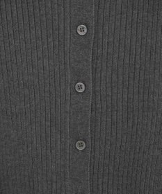 earth music&ecology バイカラートリムニットカーディガン