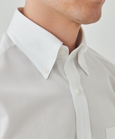 GOTAIRIKU 春夏向け【形態安定】SUMMERPREMIUMPLEATS_ボタンダウンカラー 長袖ドレスシャツ(25年春夏モデル)