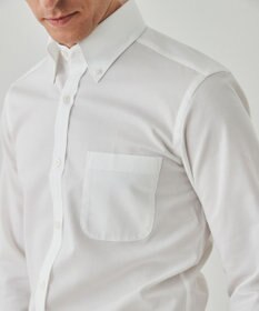 GOTAIRIKU 春夏向け【形態安定】SUMMERPREMIUMPLEATS_ボタンダウンカラー 長袖ドレスシャツ(25年春夏モデル)