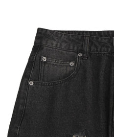 WEGO 【ユニセックス着用ITEM】フリンジデニムパンツ