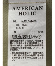 AMERICAN HOLIC ノースリーブＷポケットシャツ