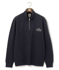 J.PRESS MEN インレージャージー ロゴハーフジップスウェット