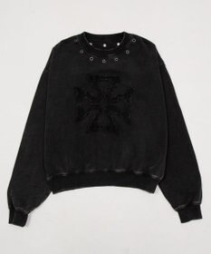 WEGO 【ユニセックス着用ITEM】ブリーチハトメロゴプルオーバー