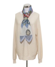 MOONBAT SWASH LONDON(スウォッシュロンドン） シルクツイルプリントスカーフ StageBouquet