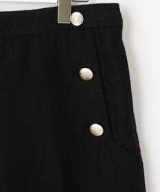 自由区 【XSサイズ～】ブライトリネンオックス ワイドパンツ