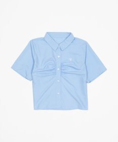 WEGO コンパクトギャザーシャツ