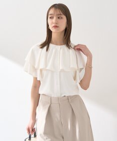 earth music&ecology ケープブラウス