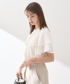 earth music&ecology ケープブラウス