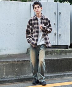 WEGO イージーバレルレッグデニムパンツ2