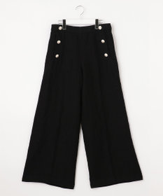 自由区 【XSサイズ～】ブライトリネンオックス ワイドパンツ