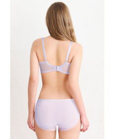 WACOAL ブラジャー 【リボンブラ 脇すっきり】 脇高設計 着やせシルエット 動いても谷間キープ Gカップまで対応 大きいサイズ レディース BXB443 /ワコール